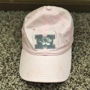 Light pink mizzou hat